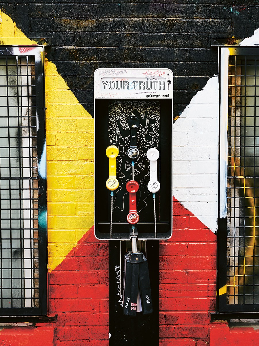 phone booth art