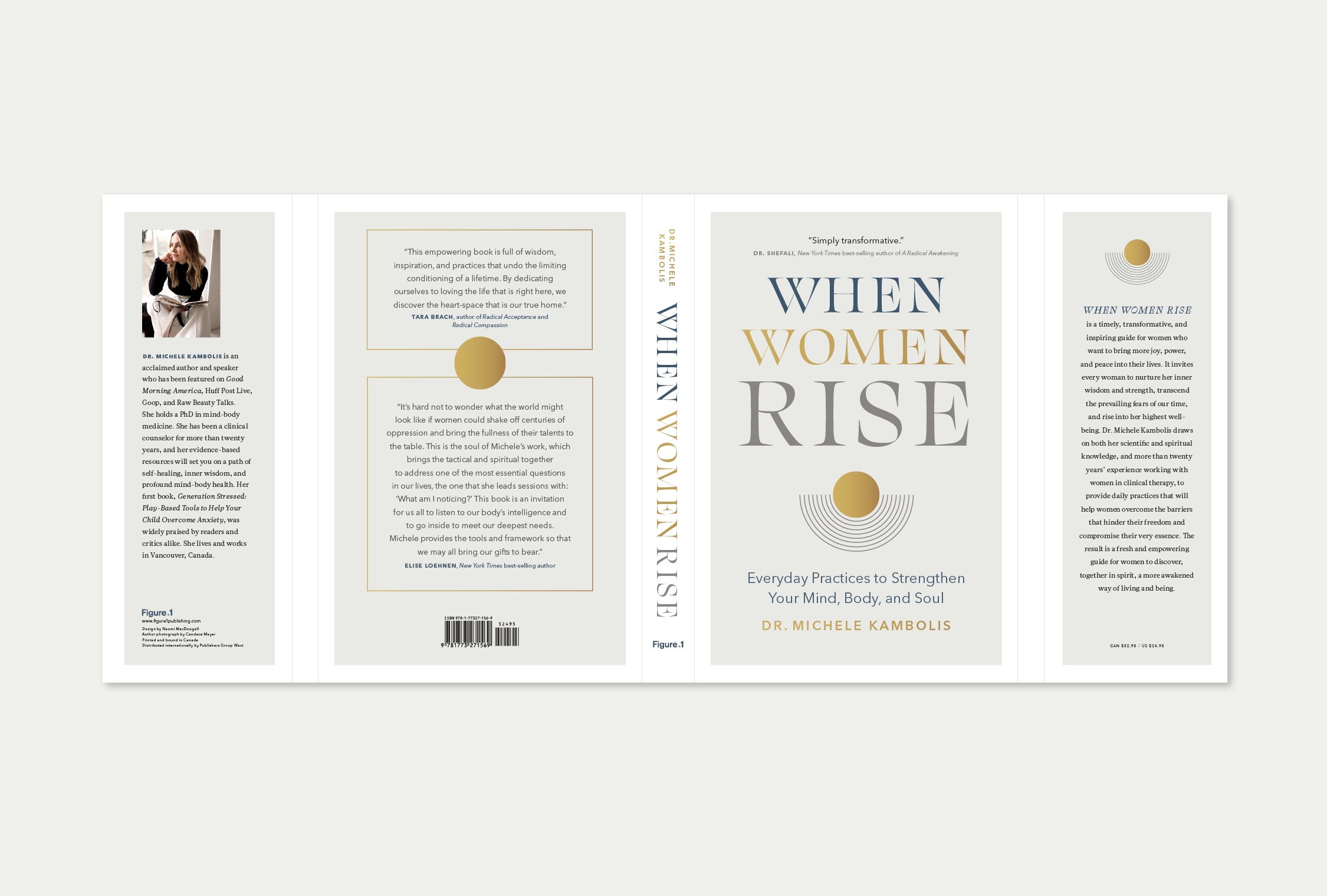 Full book jacket showing front and back flaps, back cover and front cover, laid out flat