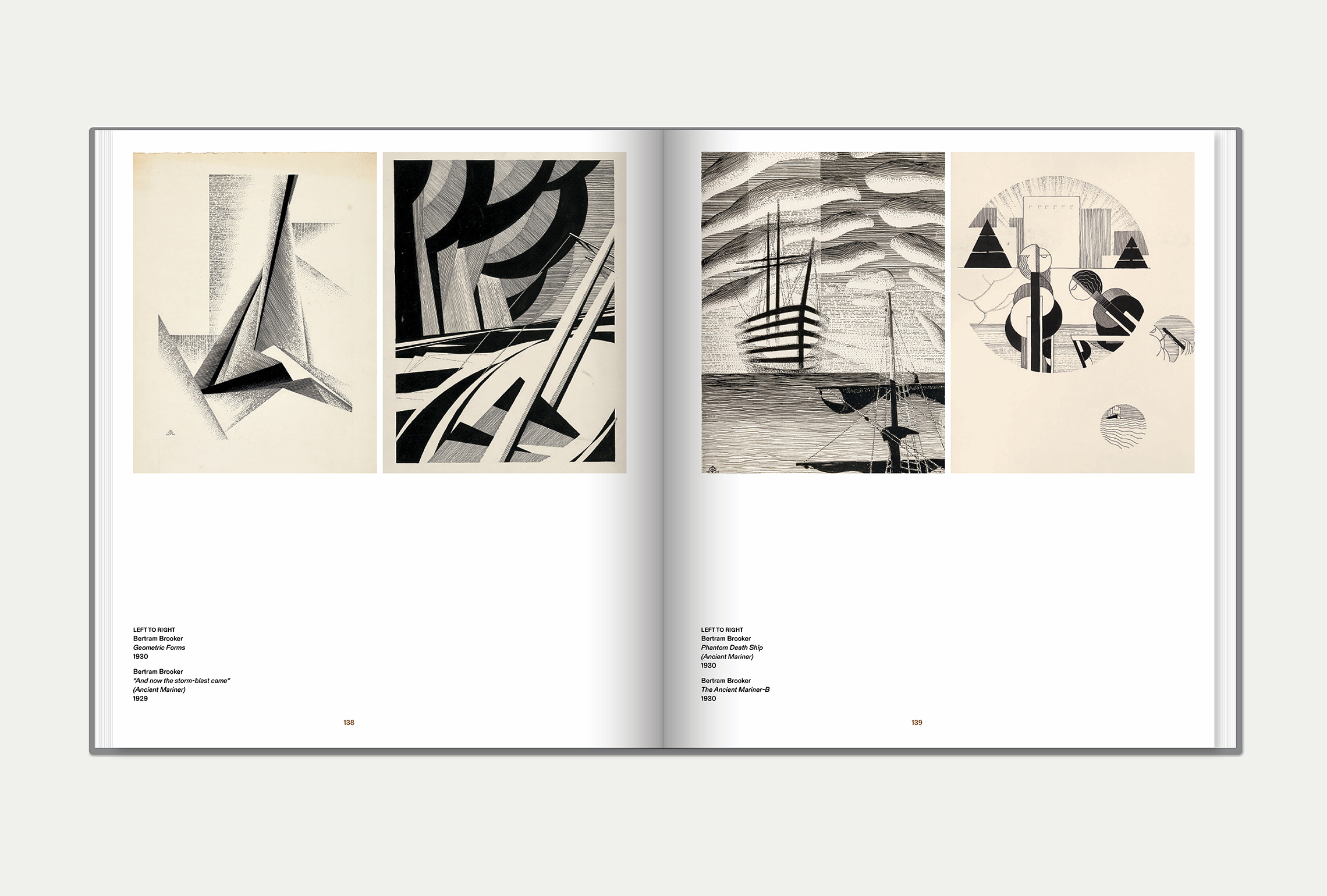 Bertram Brooker interior book spread