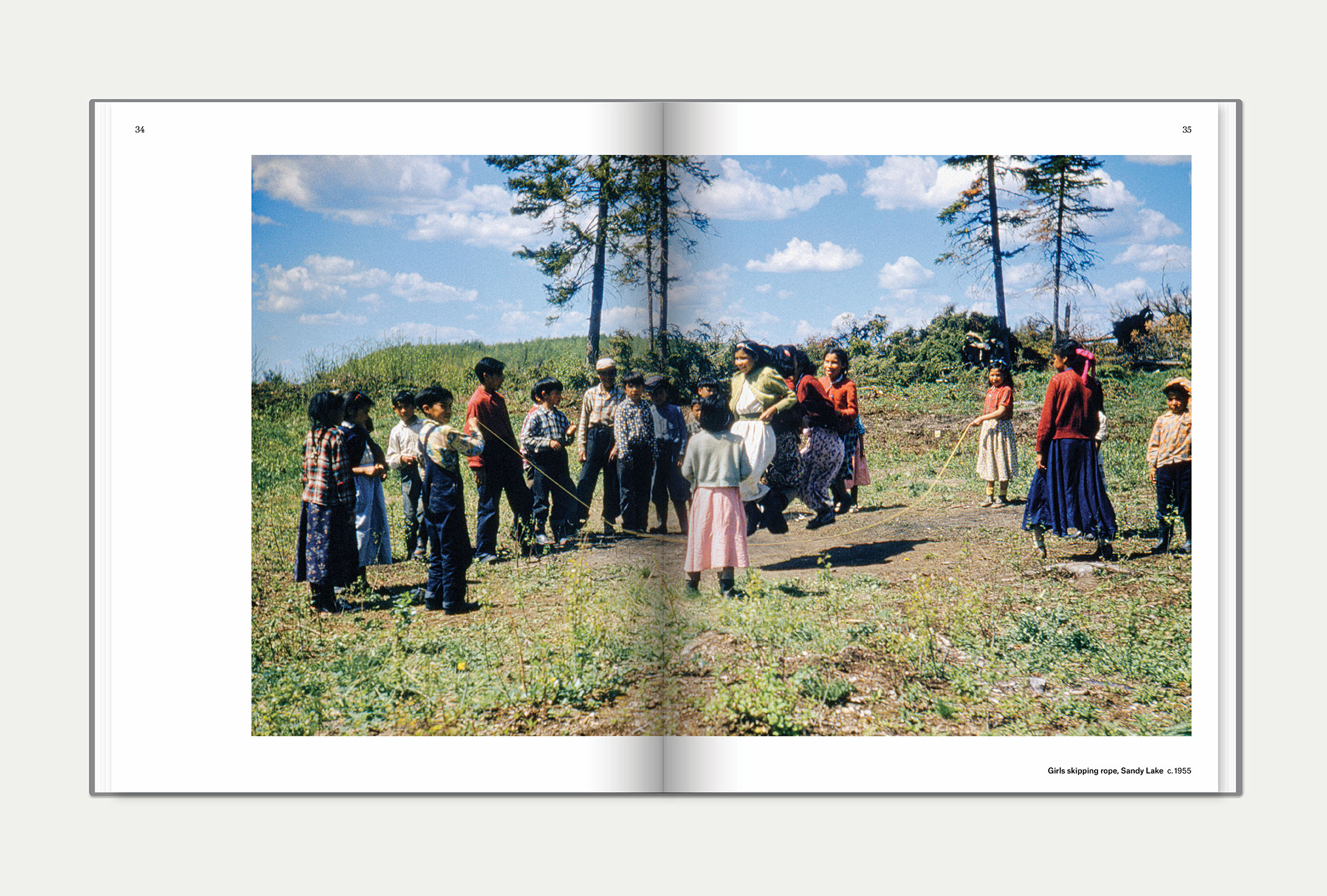 Interior book spread