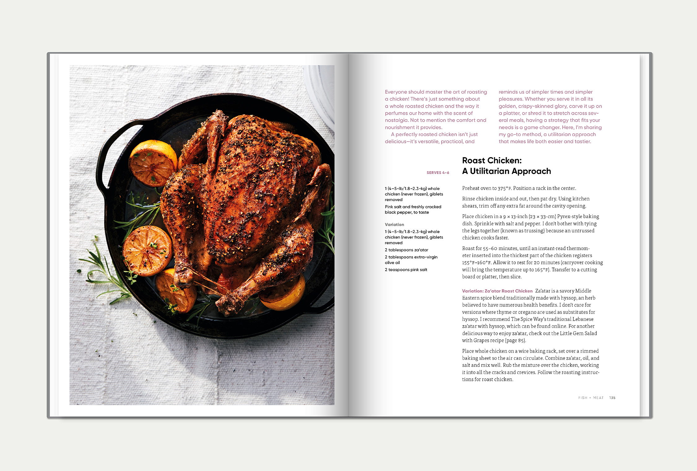 Interior spread