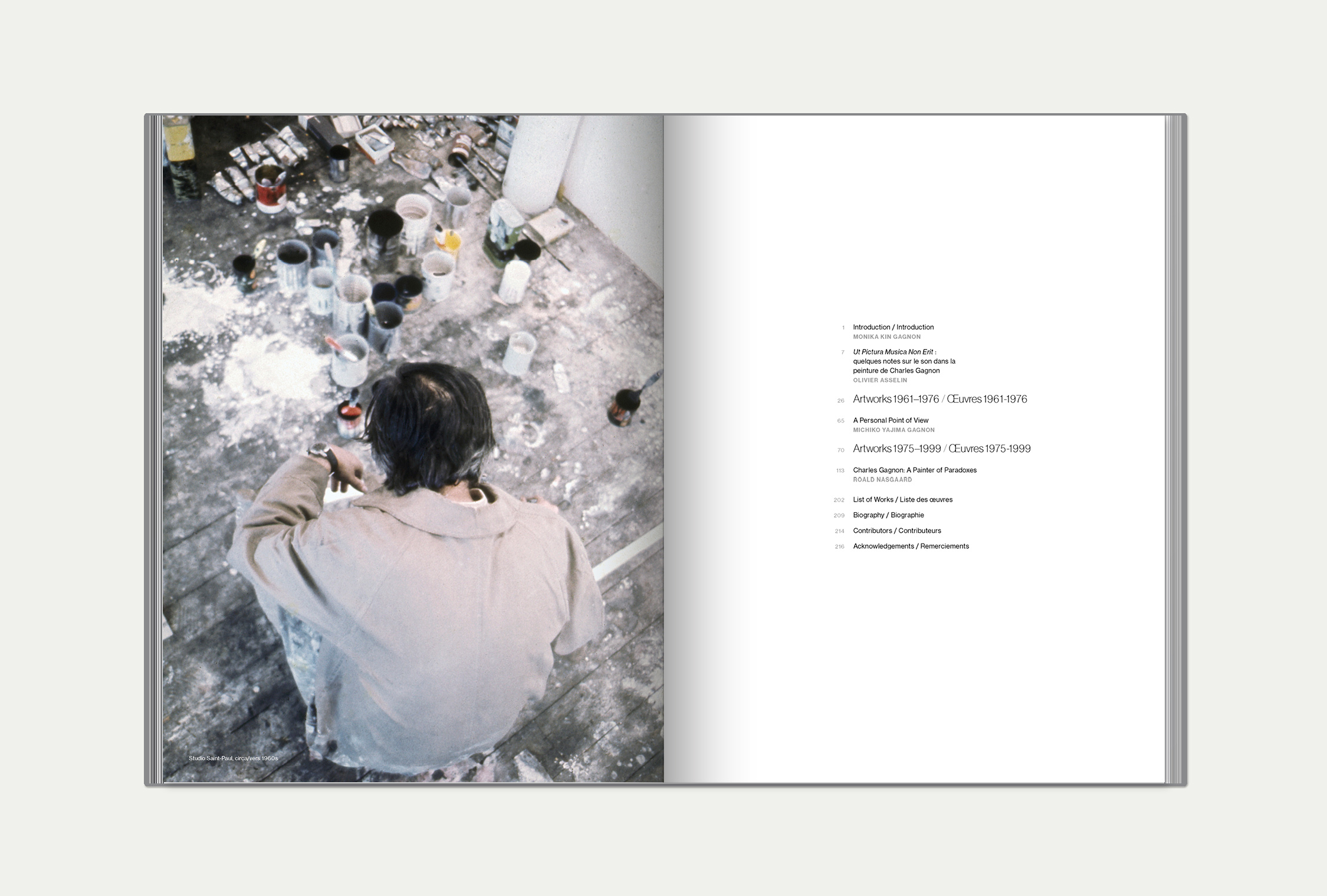 Charles Gagnon interior book spread