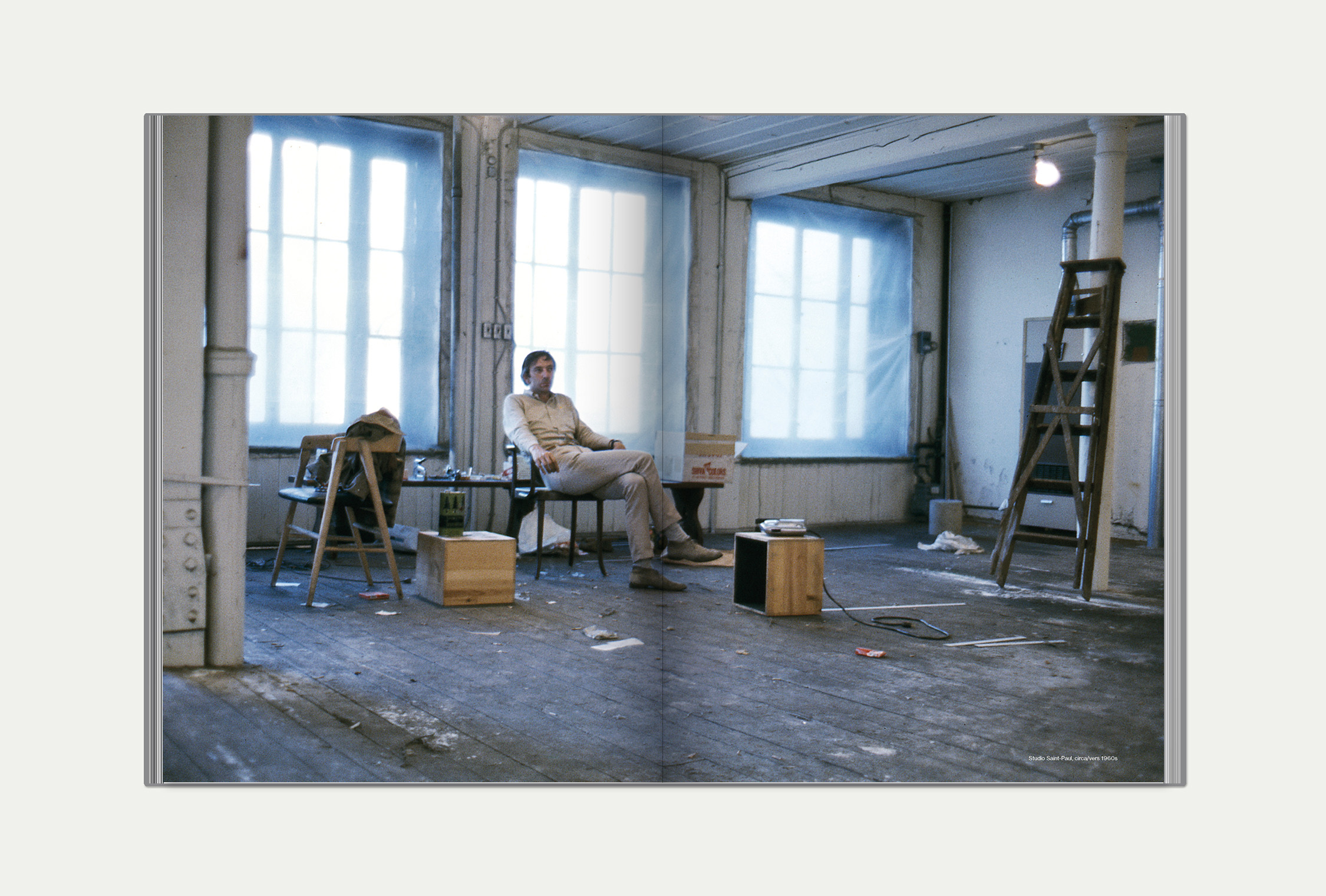 Charles Gagnon interior book spread