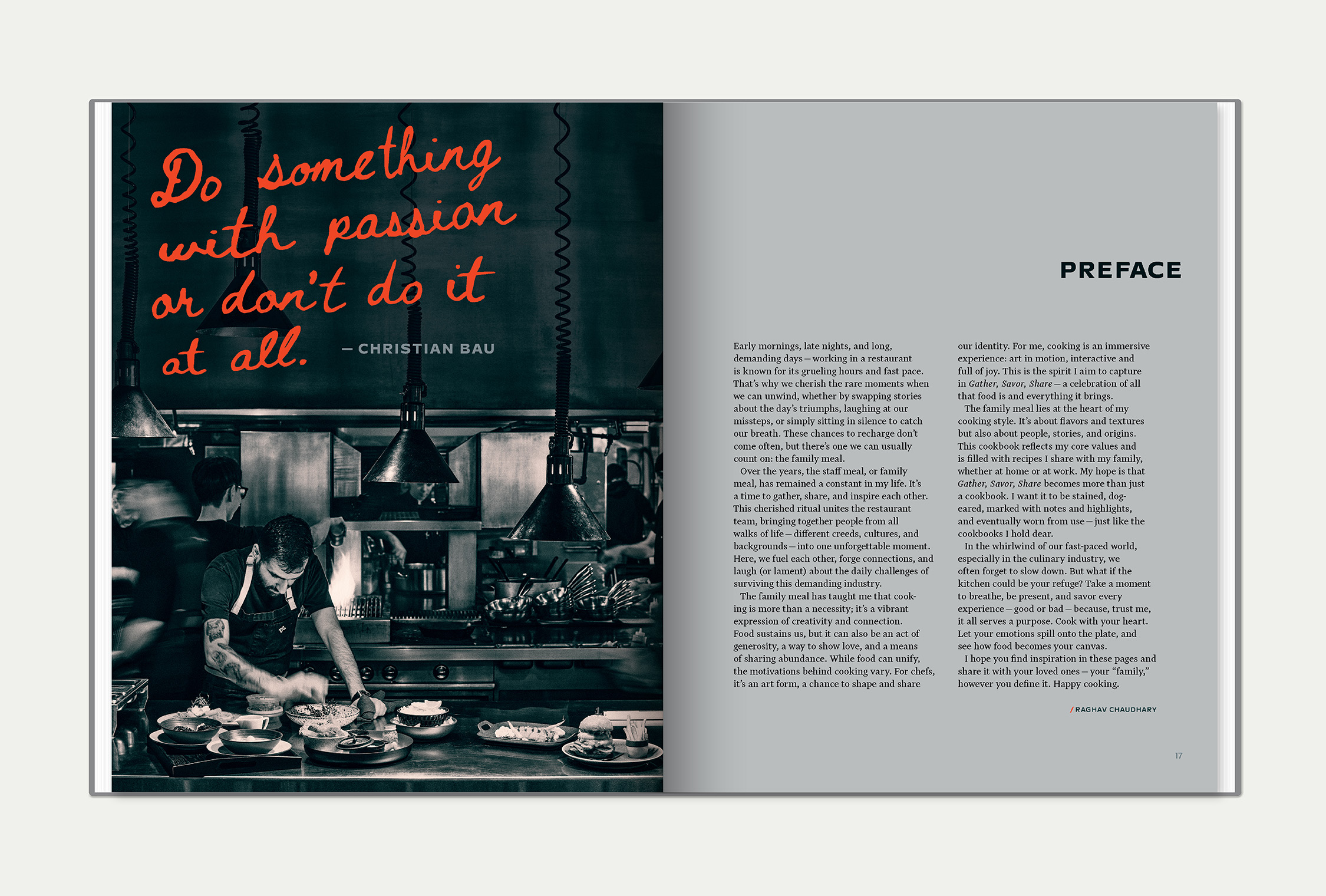 Interior spread