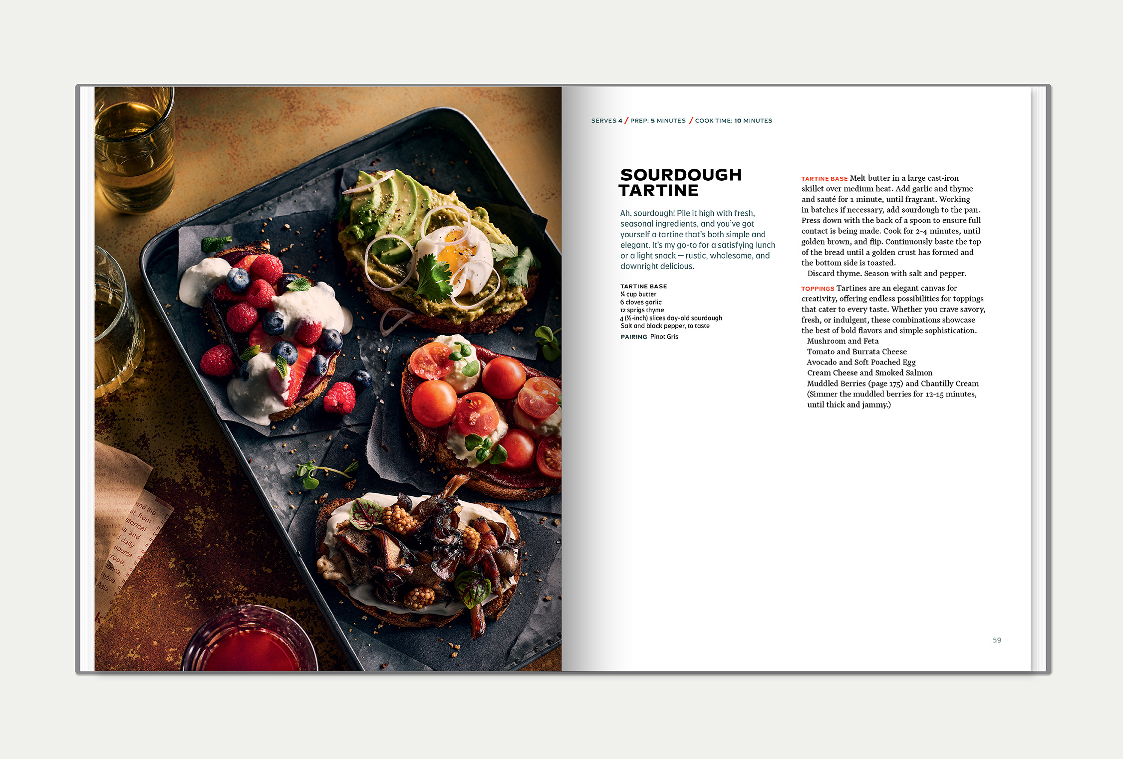 Interior spread