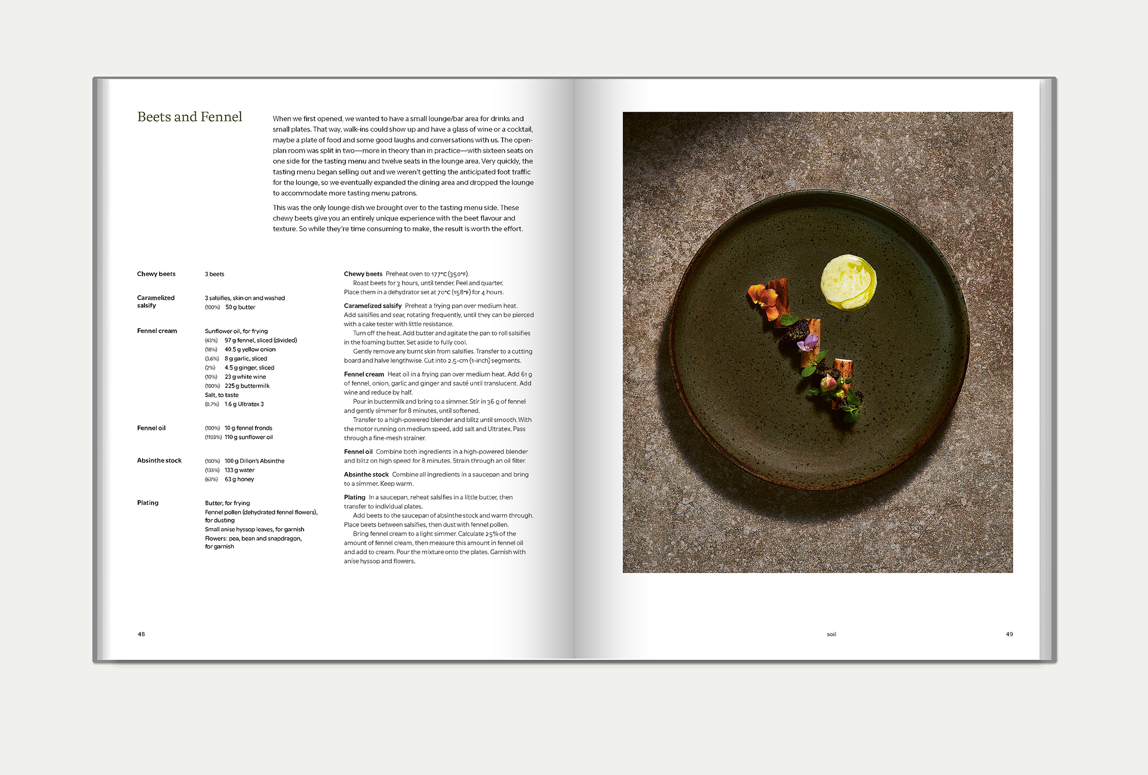 Interior spread