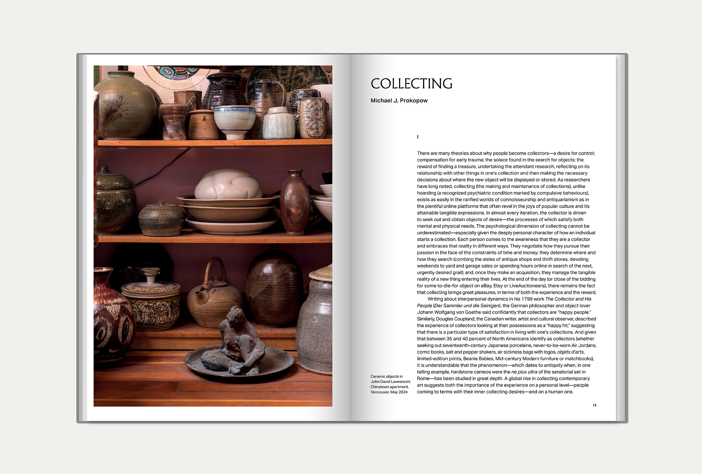 The Place of Objects interior spread