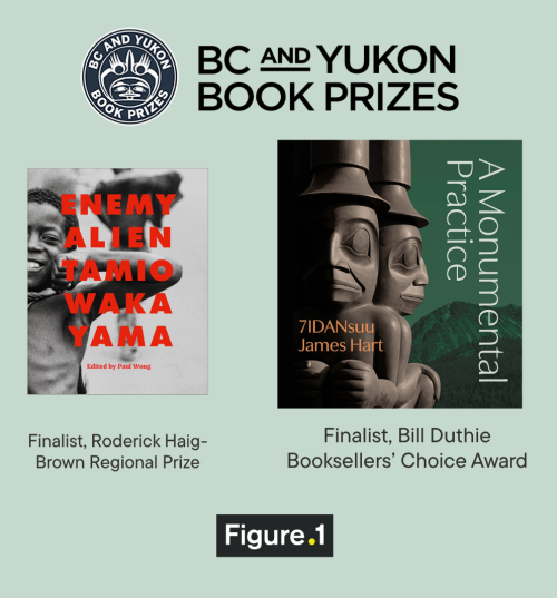 Two Figure 1 titles are finalists for the 2026 BC and Yukon Book Prizes